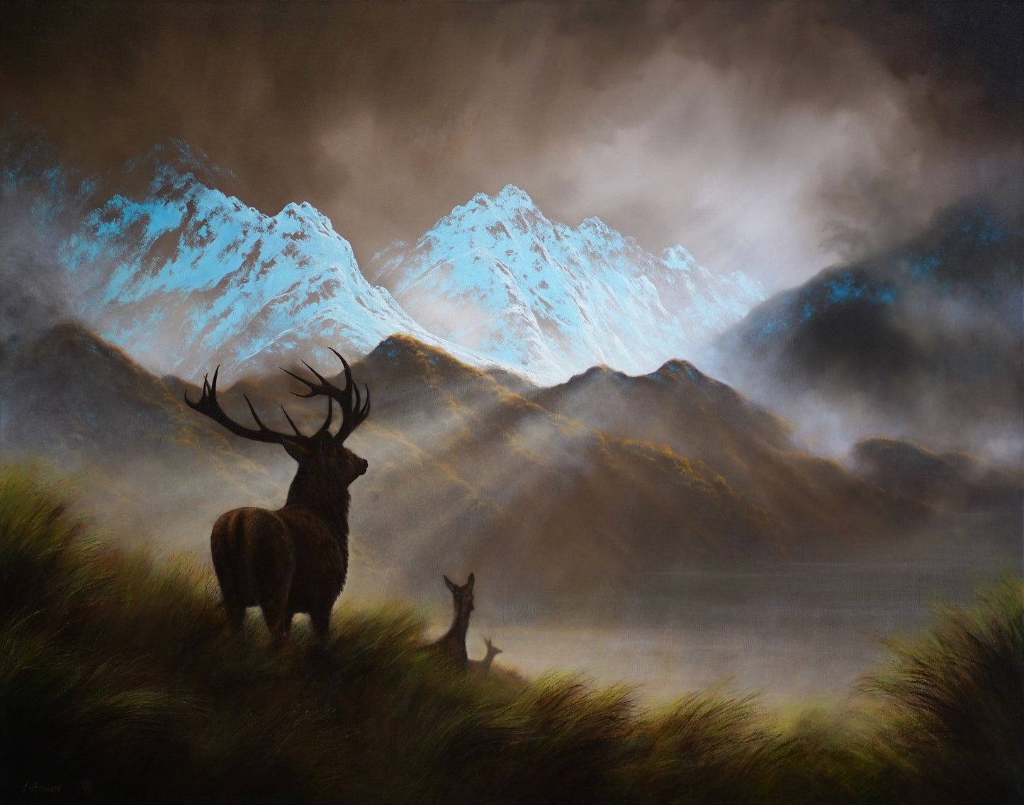 Echoes of Fiordland (Painting)