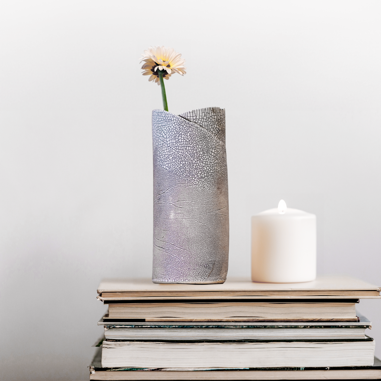 Folded Strata Vase 1 (Sculpture)