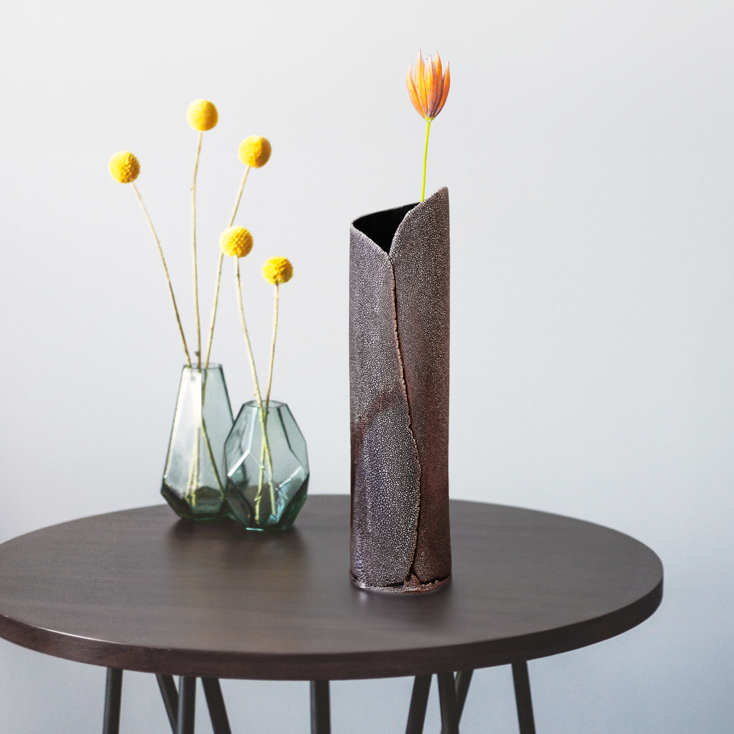 Folded Strata Vase 2 (Sculpture) (SOLD)