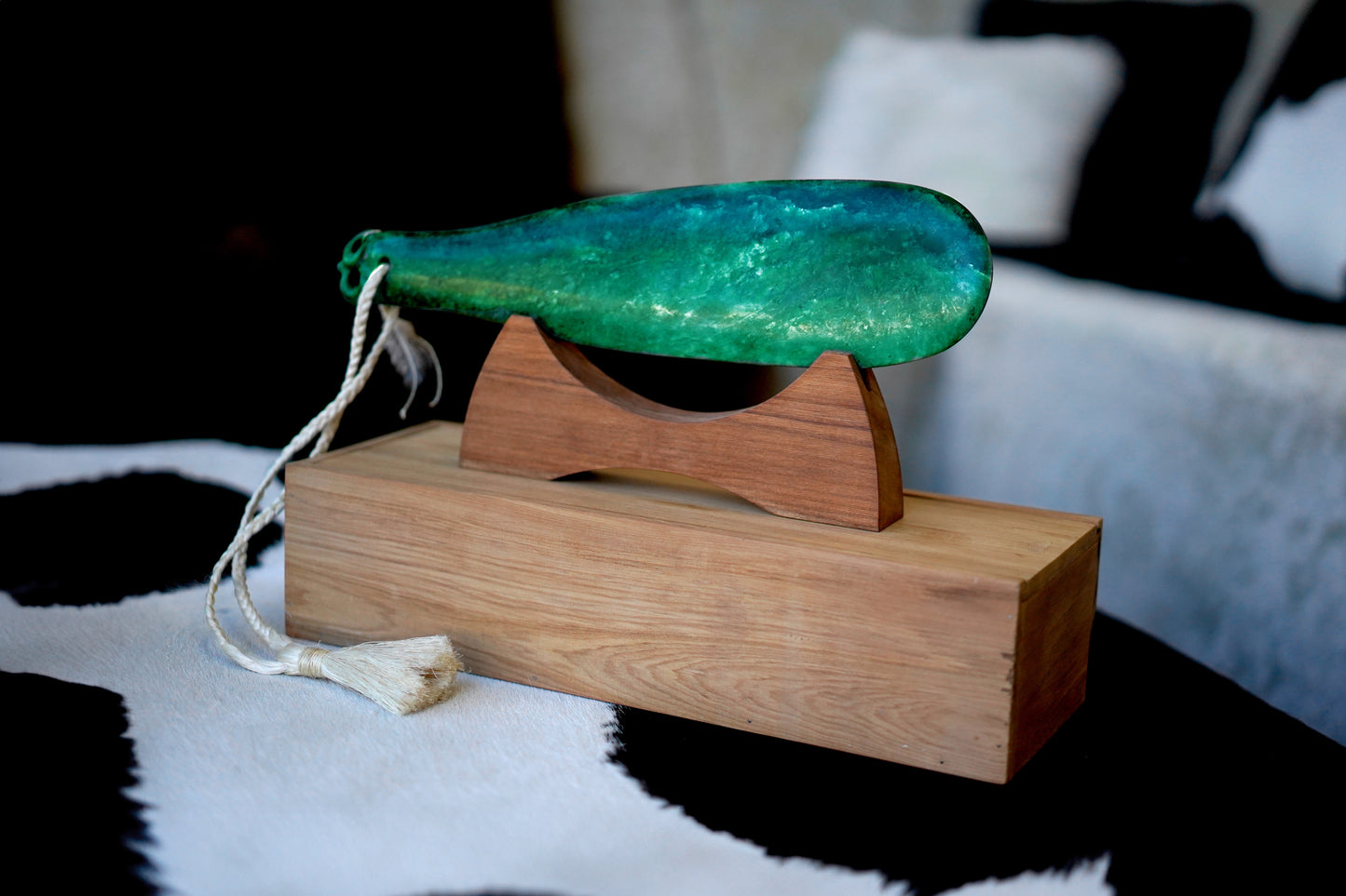 Mere on Plinth (Pounamu)
