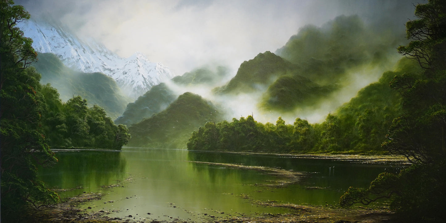 Morning Rains (Painting)