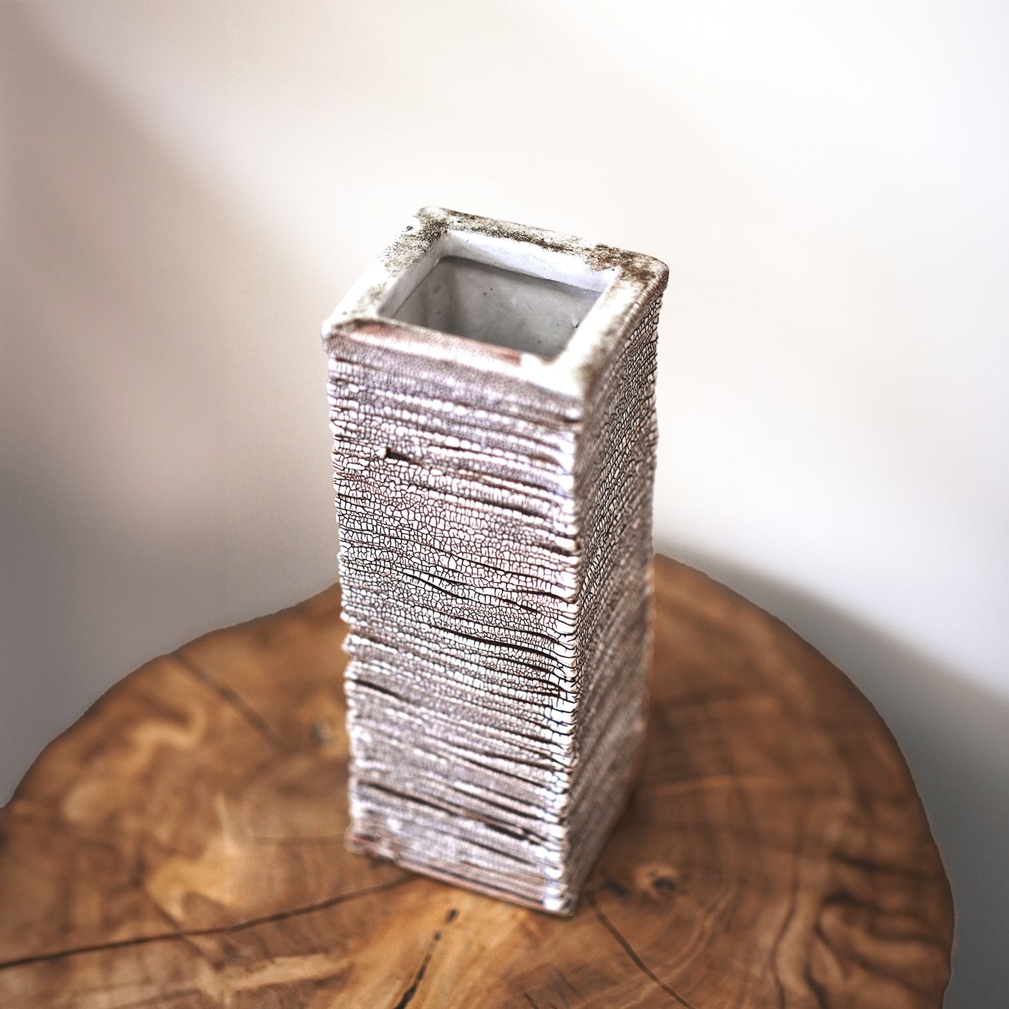 Squared Strata Vase (Sculpture)