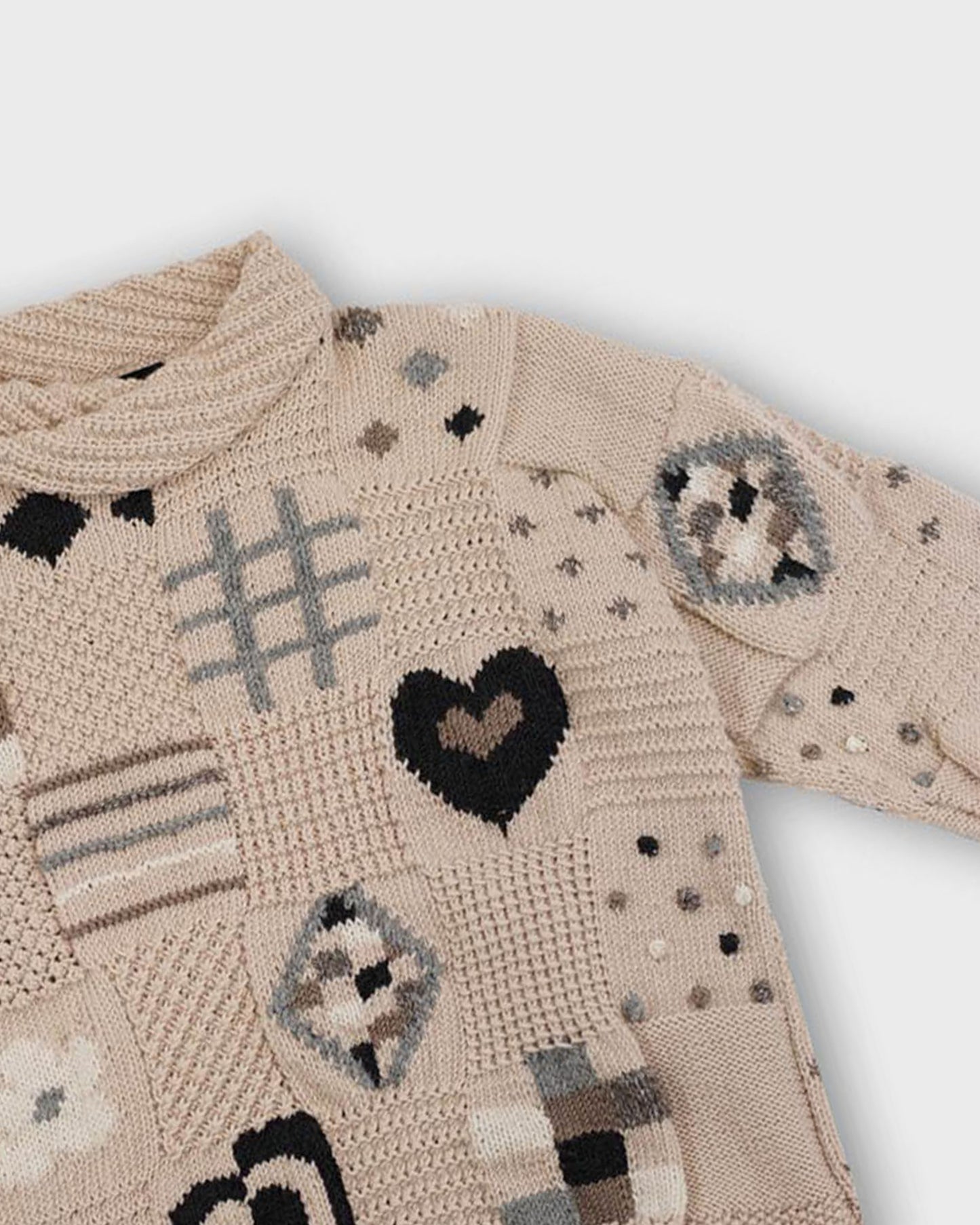 Mixed Patches (Hand Knitted)