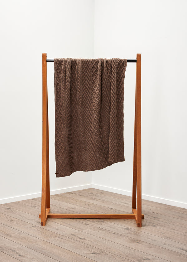 Possum Merino Mixed Cable Throw