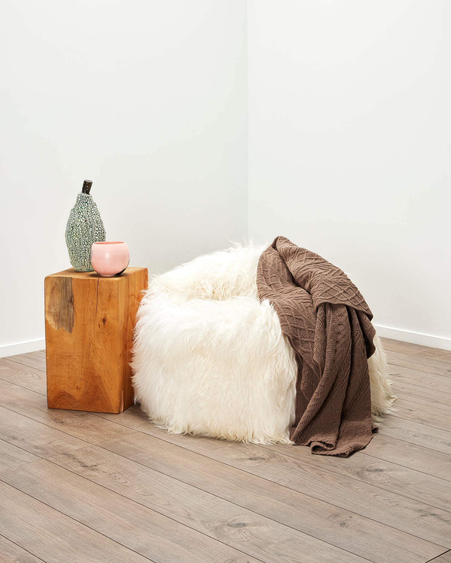 Possum Merino Mixed Cable Throw