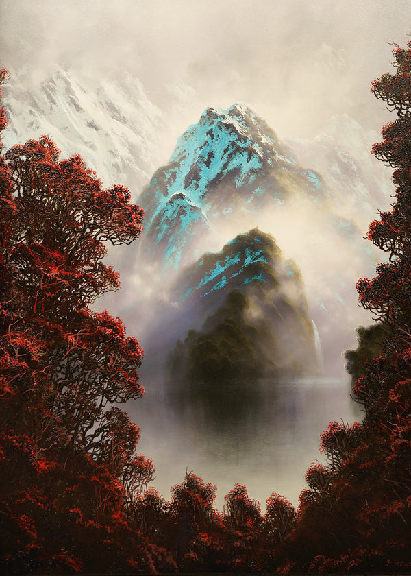Deep Fiordland Reflections (Painting)