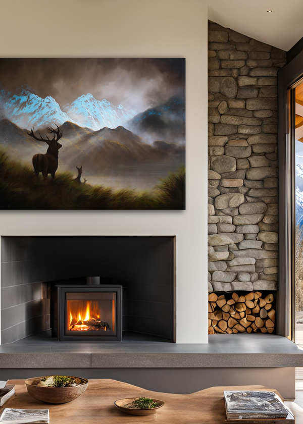 Echoes of Fiordland (Painting)