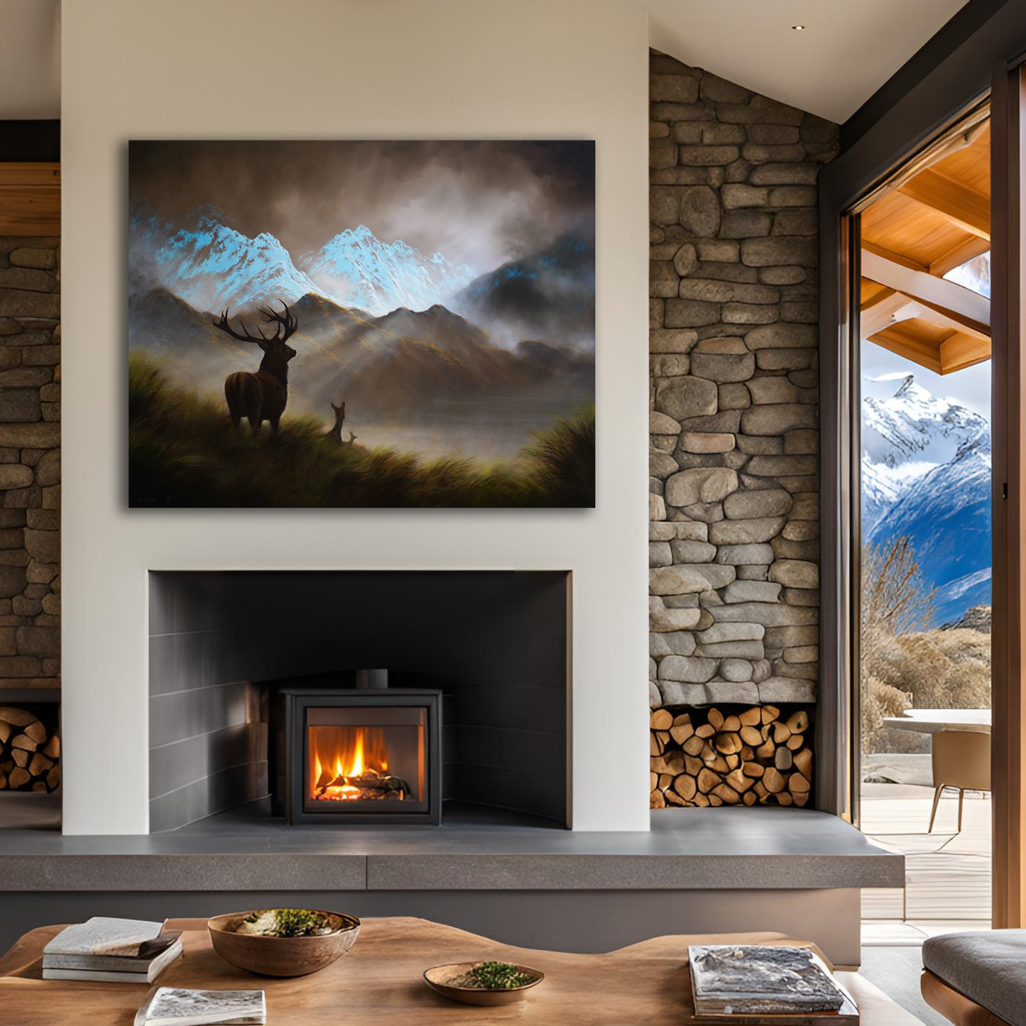 Echoes of Fiordland (Painting)