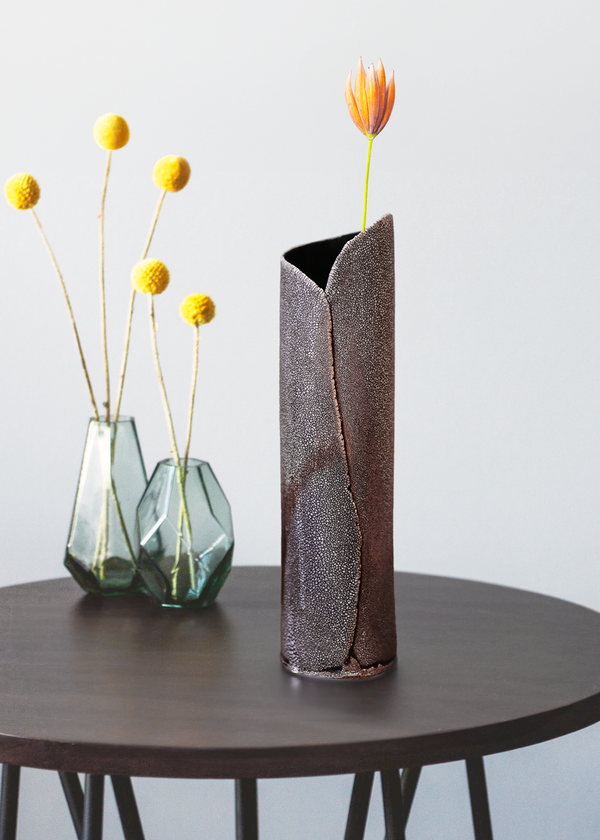 Folded Strata Vase 2 (Sculpture) (SOLD)