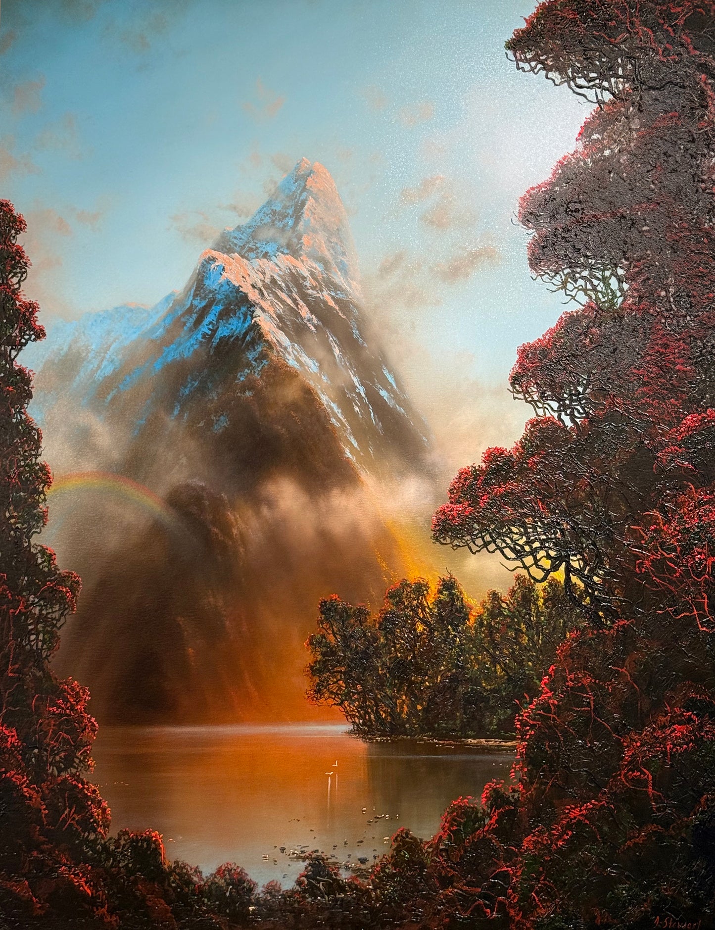 Gentle Giant (Mitre Peak) (Painting)