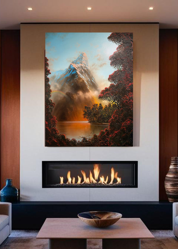 Gentle Giant (Mitre Peak) (Painting)