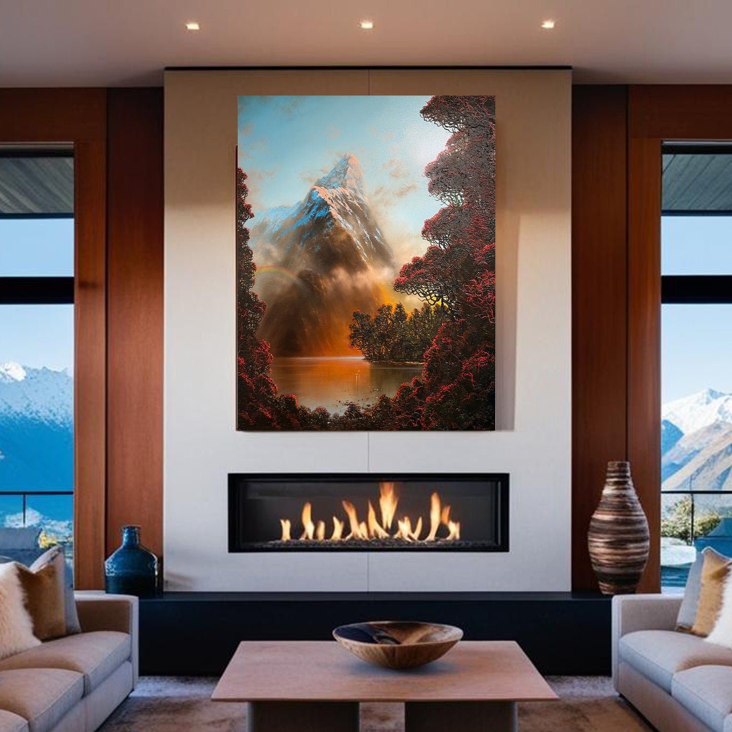 Gentle Giant (Mitre Peak) (Painting)