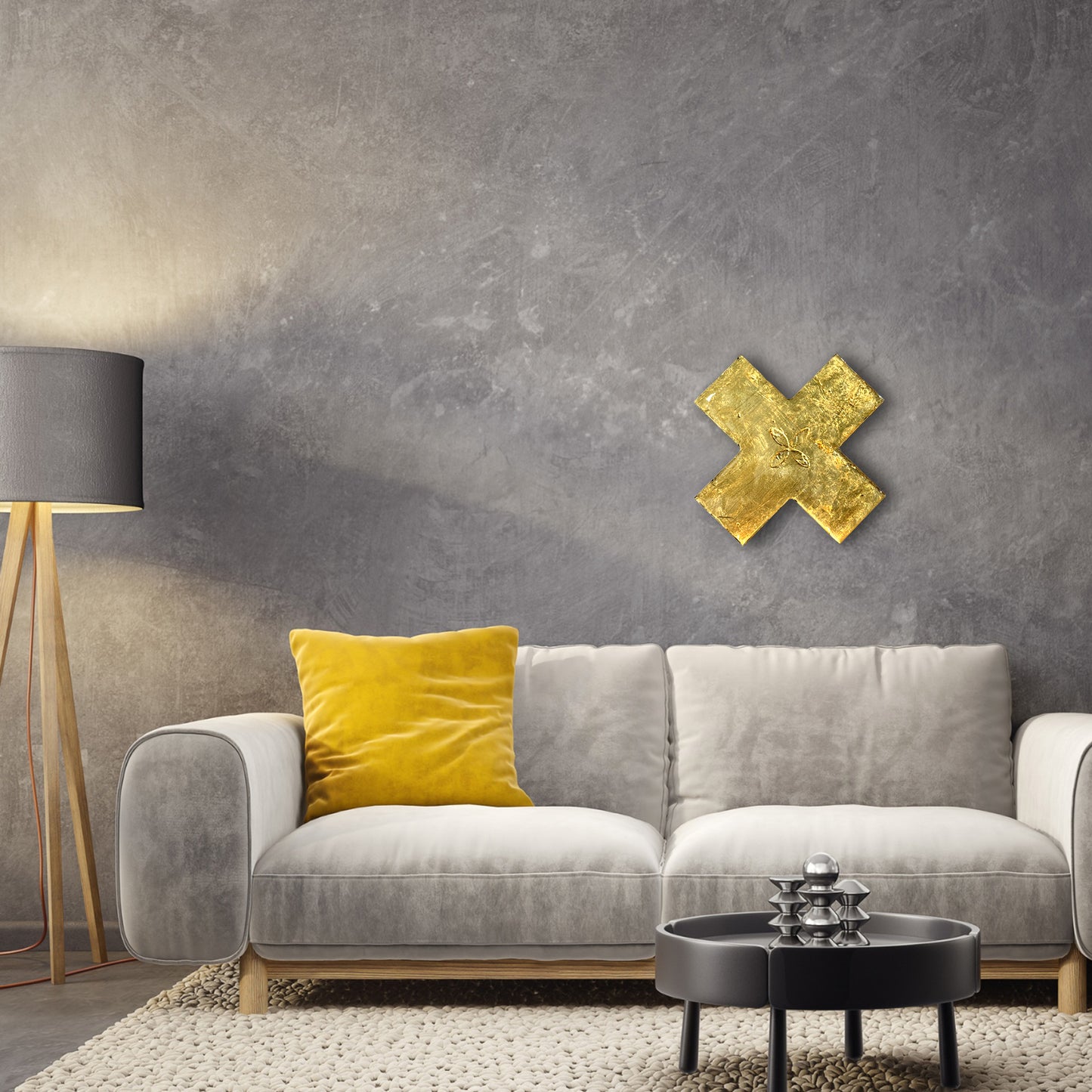 Kiss of Gold Frangipani Mini (Wall Art)