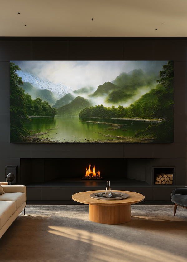 Morning Rains (Painting)