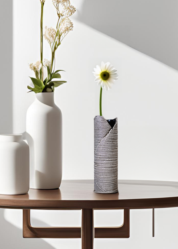 Pottery Strata Vase (Sculpture)