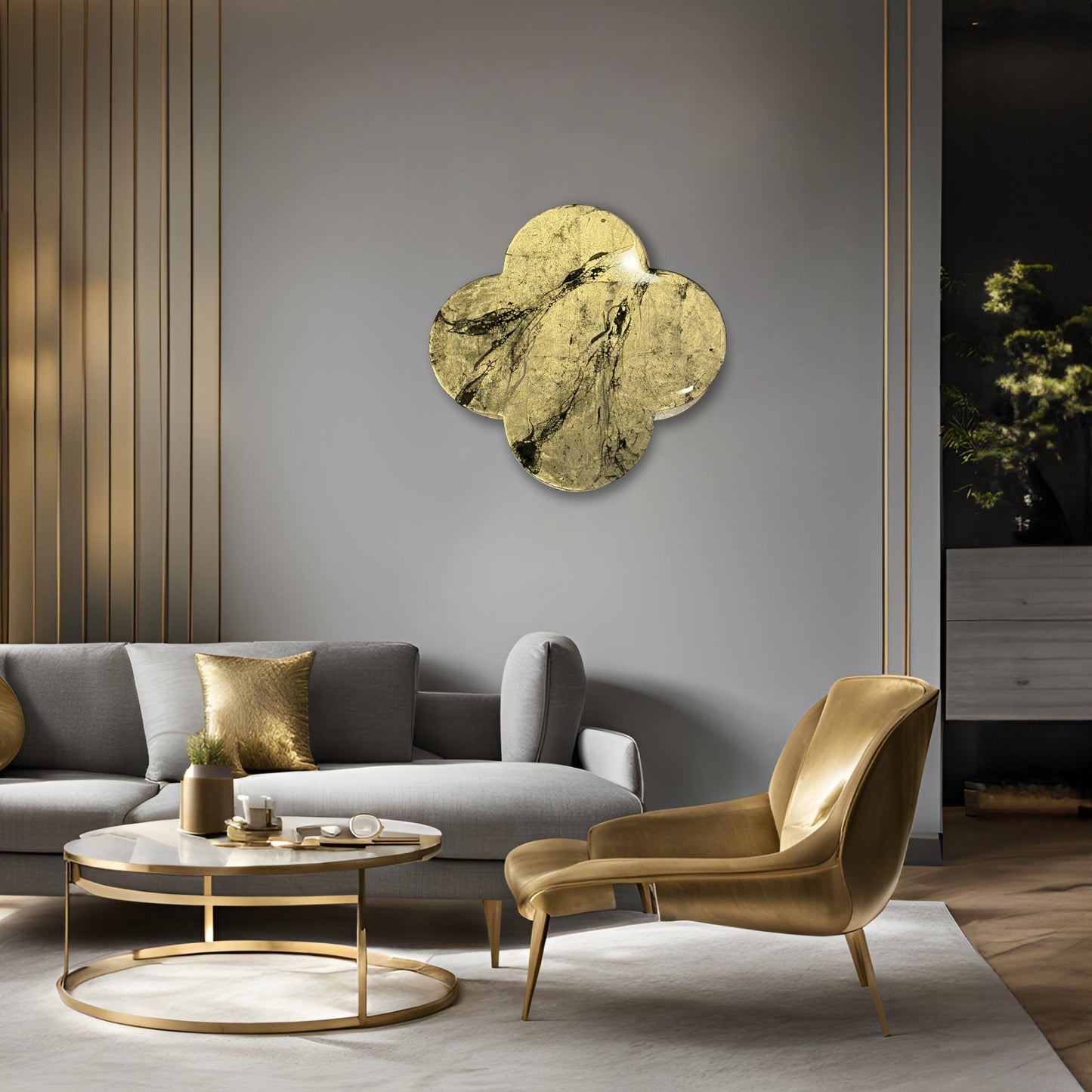 QF Black/Gold (Wall Art)