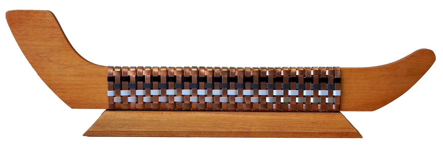 Rimu Waka on Plinth (MĀORI ART)