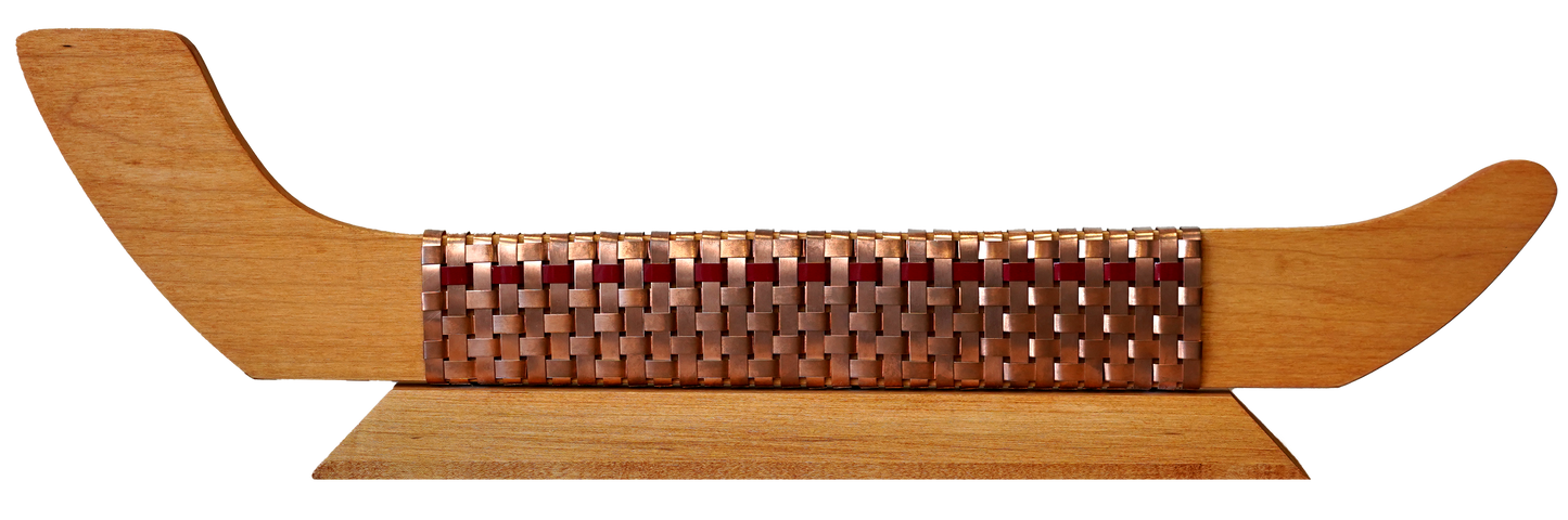 Rimu Waka on Plinth (MĀORI ART)