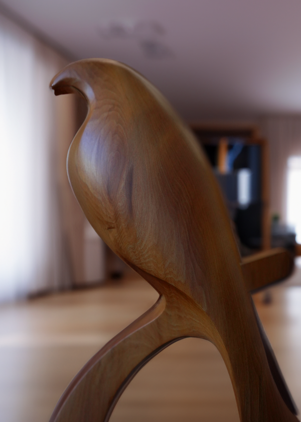 Tieke/Saddleback (Sculpture) (Sold)