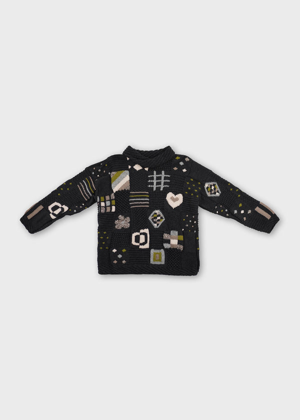 Mixed Patches (Hand Knitted)