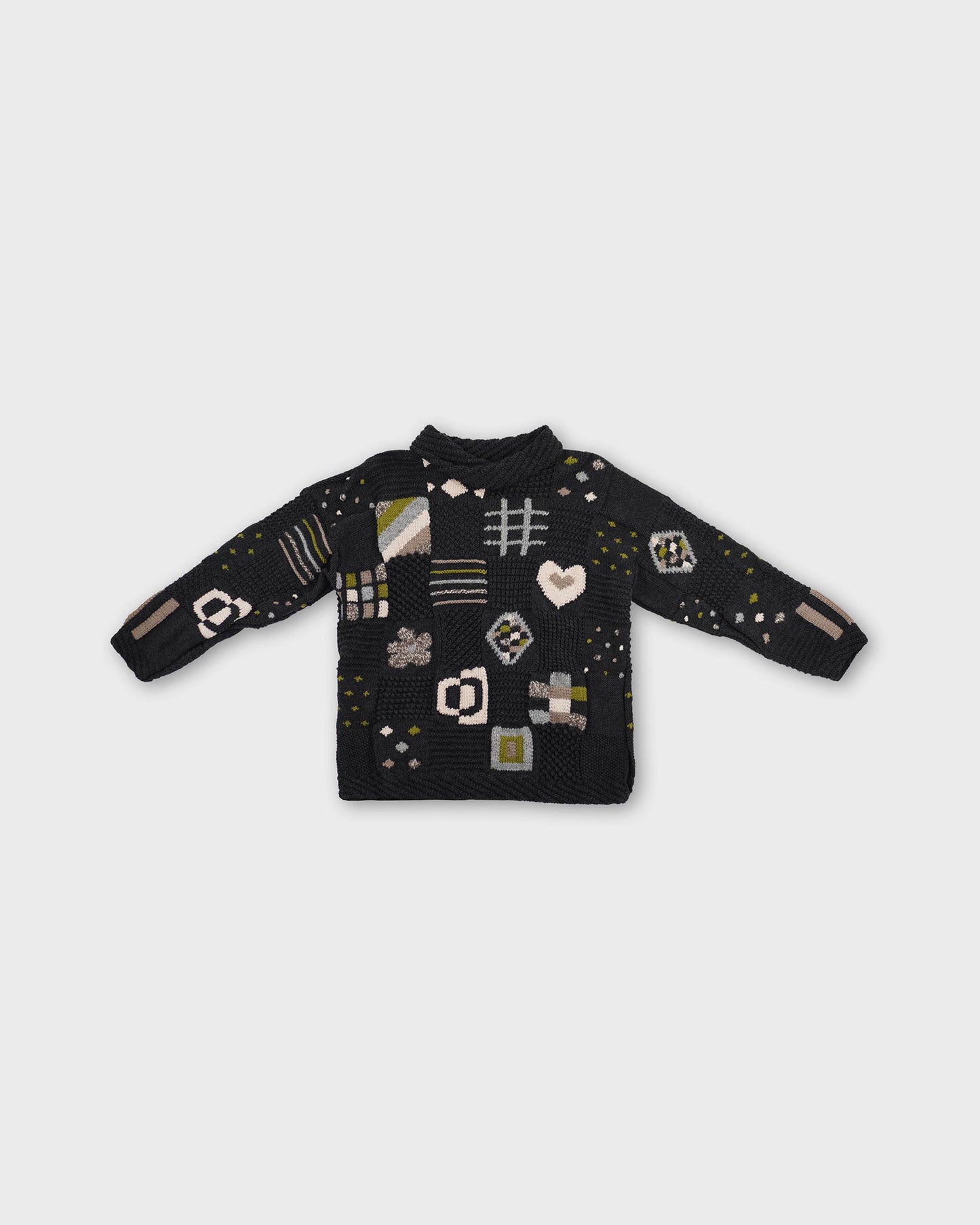 Mixed Patches (Hand Knitted)