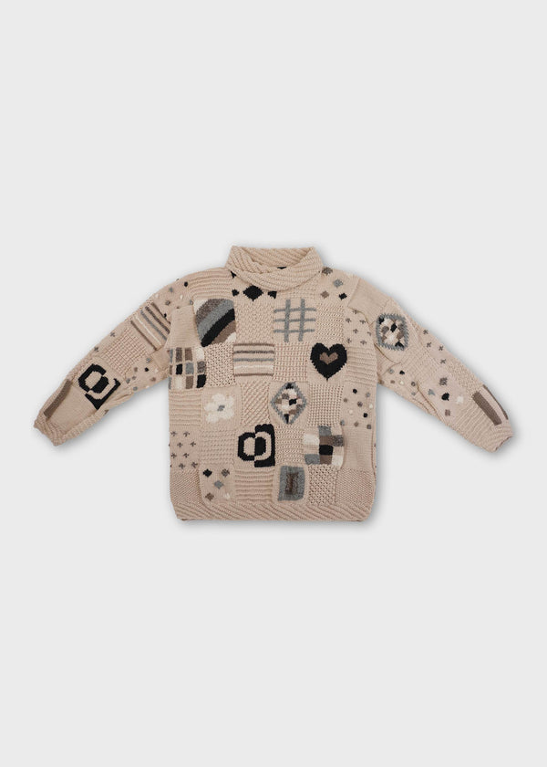 Mixed Patches (Hand Knitted)