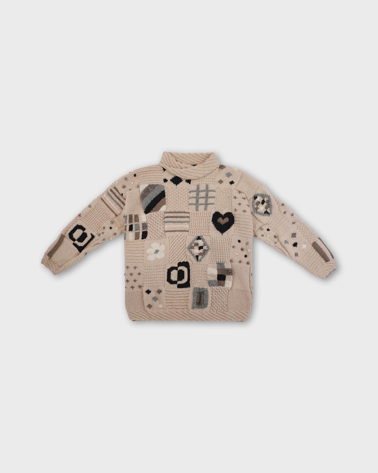 Mixed Patches (Hand Knitted)