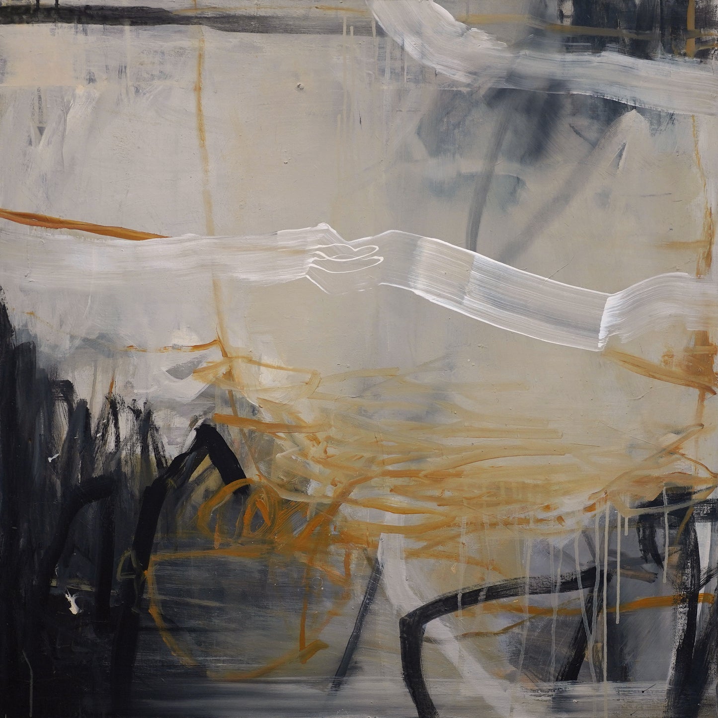 Wind and Rocks (Painting)