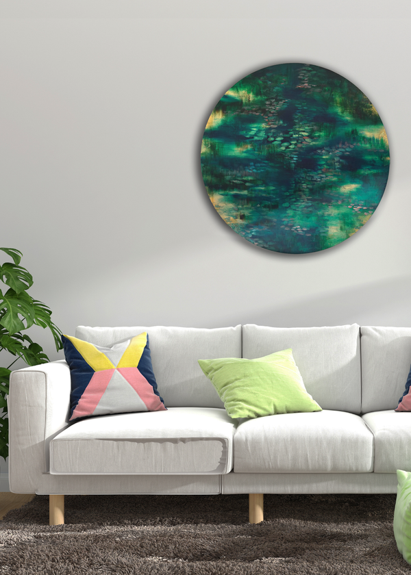 The Luminous Water Garden (Painting)