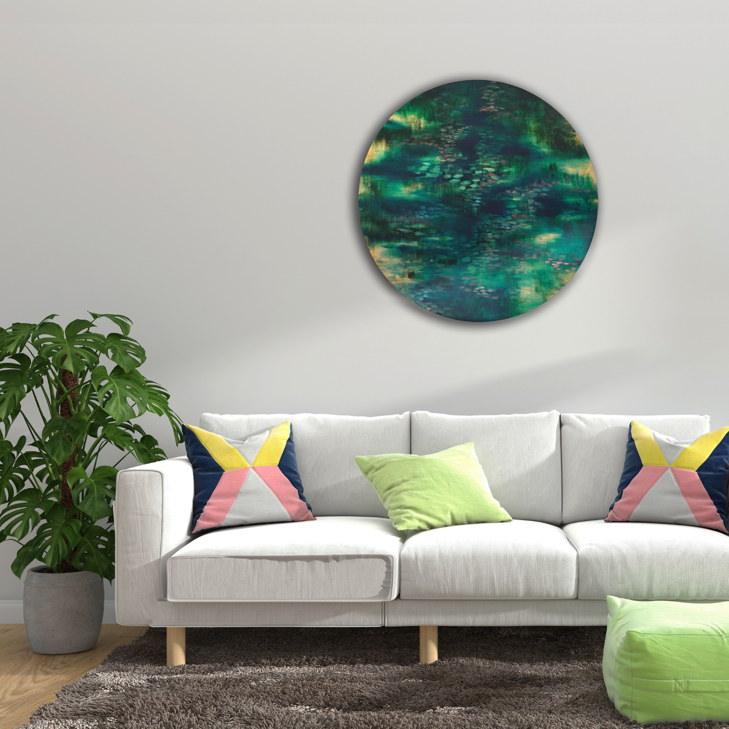 The Luminous Water Garden (Painting)
