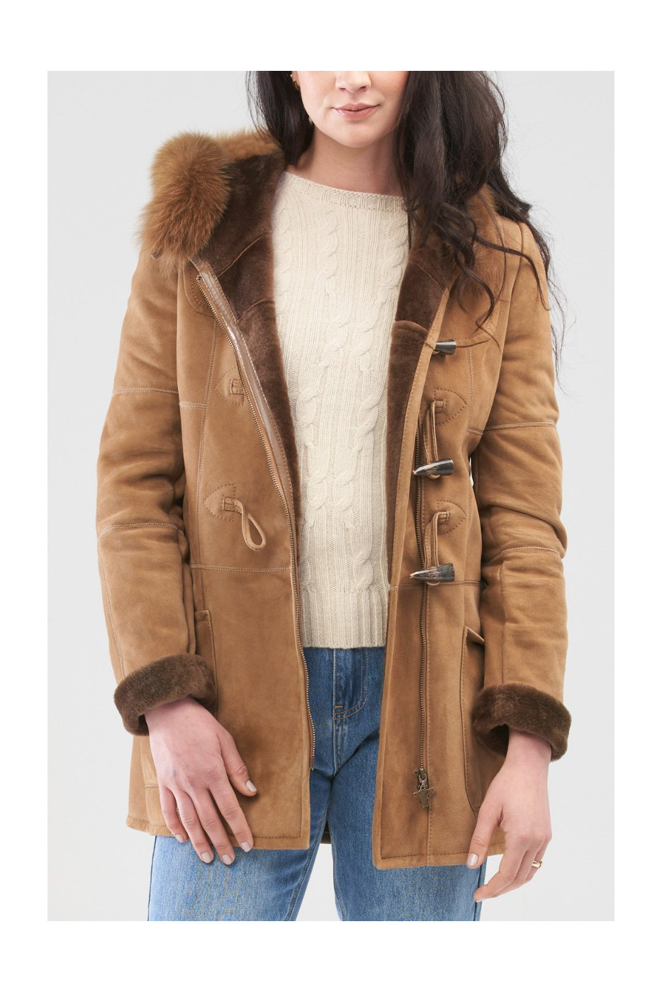 The Best Leather and Knit Wear of New Zealand Dulcie Shearling Jacket Womens Coats NZ Womens Clothing Online NZ BONZ