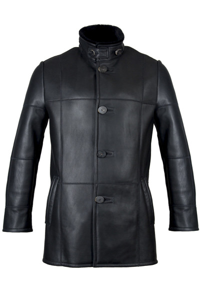 Mens lambskin coat clearance