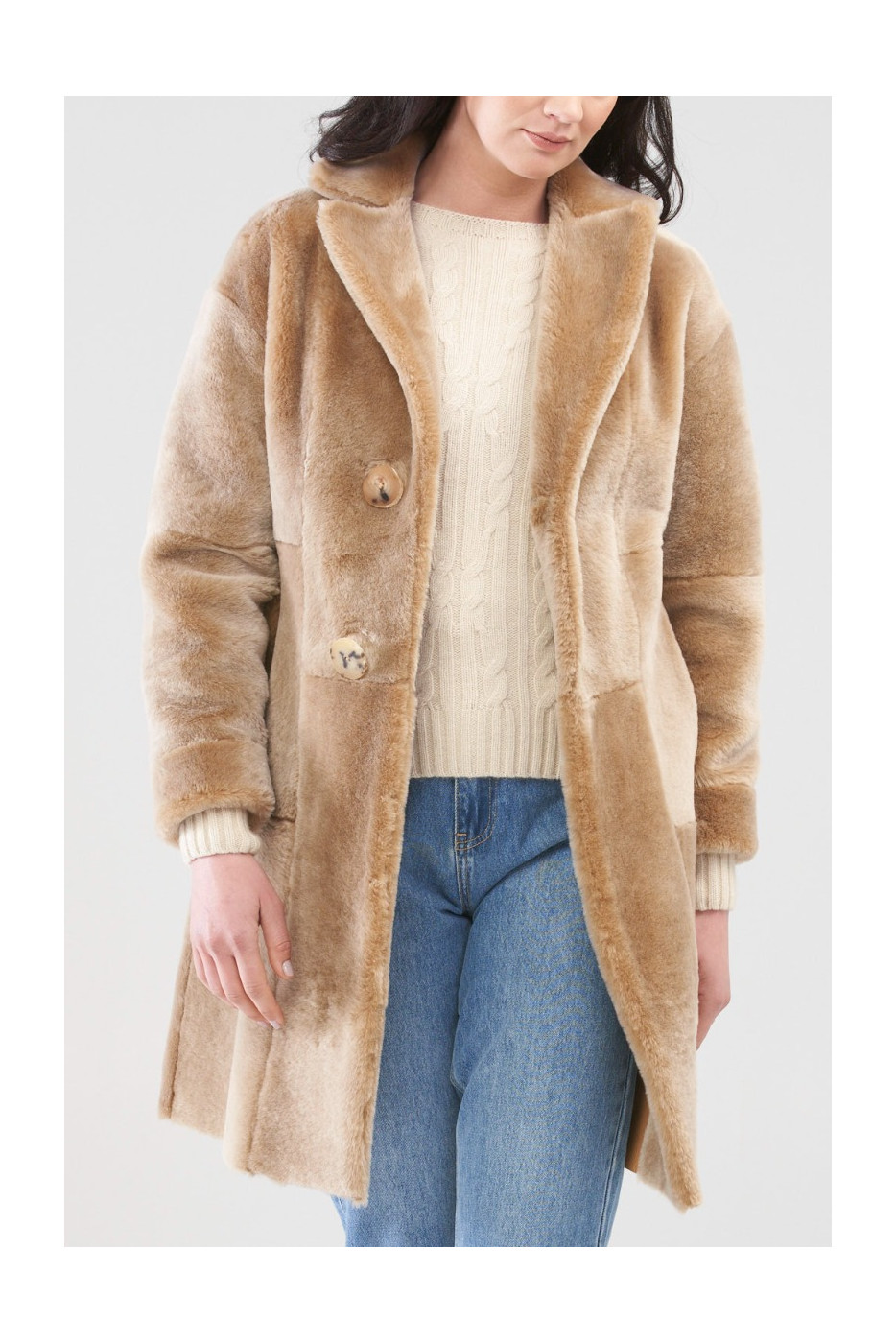 The Best Leather and Knit Wear of New Zealand Nori Shearling Coat Womens Coats Trench Coat Women BONZ